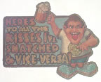 here's to all the kisses i've snatched & vise versa vintage t-shirt iron-on 1970's