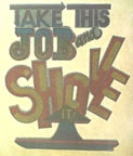 Take This Job and Shove It vintage t-shirt iron-on