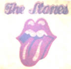 rolling stones lips vintage 1970's t-shirt iron-on