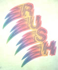 rush vintage 1970's t-shirt iron-on