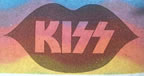 kiss logo vintage 1970's t-shirt iron-on