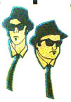 blues brothers vintage 1970's t-shirt iron-on
