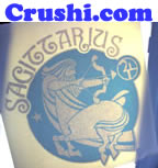 sagittarius t-Shirt Iron-On Horoscope Vintage Unused Deadstock Glitter 1970's