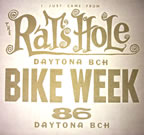 daytona bike week 1986 vintage t-shirt iron-on