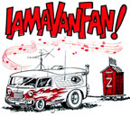 i am a van fan vintage t-shirt iron-on transfer