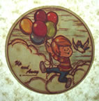 up and away vintage t-shirt iron-on