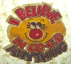 i believe in co-ed anything vintage t-shirt iron-on