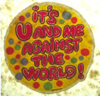 it's u and me against the world vintage t-shirt iron-on