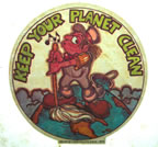 keep your planet clean vintage t-shirt iron-on