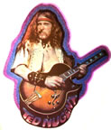 ted nugent cat vintage t-shirt iron-on