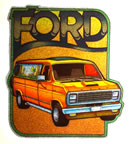 ford van vintage t-shirt iron-on transfer