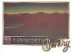 kenworth country semi truck vintage t-shirt iron-on transfer