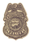 police badge vintage t-shirt iron-on
