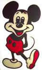 mickey mouse vintage t-shirt iron-on unused