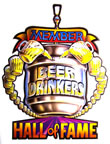 member beer drinkers hall of fame vintage t-shirt iron-on