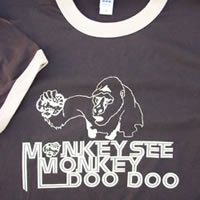 Crushi.com Monkey See Monkey Doo Doo Crushi Vintage T-Shirt