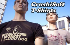 CrushiSoft SweatShop Free Made In L.A. California T-Shirts