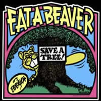 Crushi Vintage Eat A Beaver Save a Tree