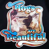 Crushi.com Hogs are beautiful T-Shirt