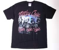 motley crue girls girls girls vintage t-shirt